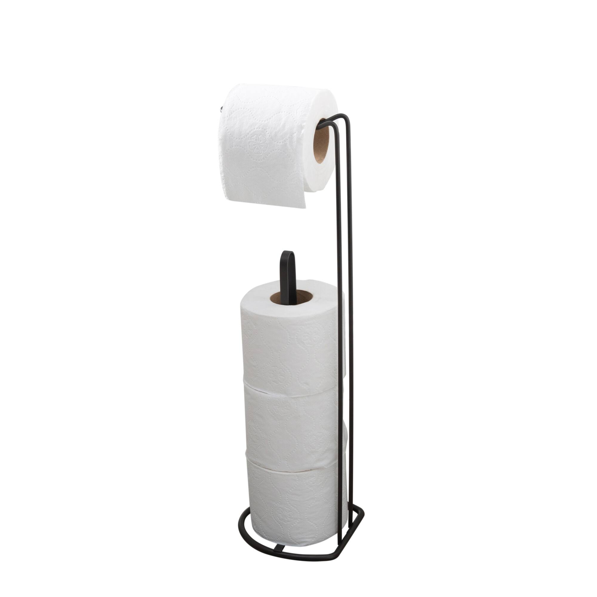 Bath Bliss 21" Bronze Toilet Paper Reserve & Dispenser
